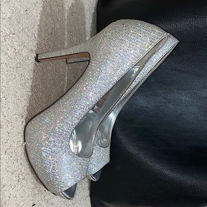 Sparkly high heels